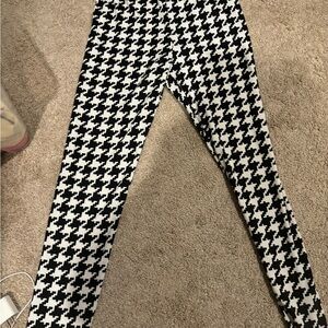 Black white legging